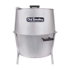 Old Smokey Products 21 In. Charcoal Grill Silver