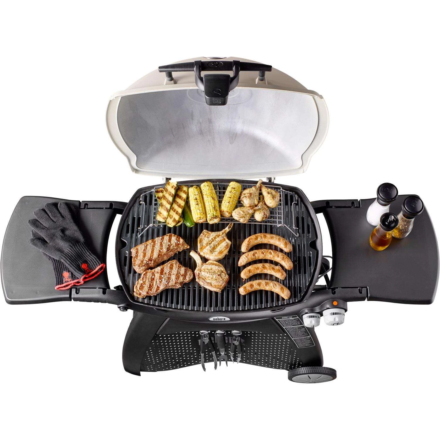 Weber Q3200 2 Burner Liquid Propane Grill Titanium - Image 2