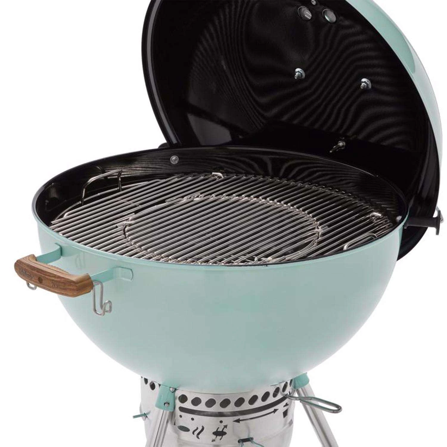 Weber 22 In. 70th Anniversary Kettle Charcoal Grill Rock N Roll Blue - Image 2