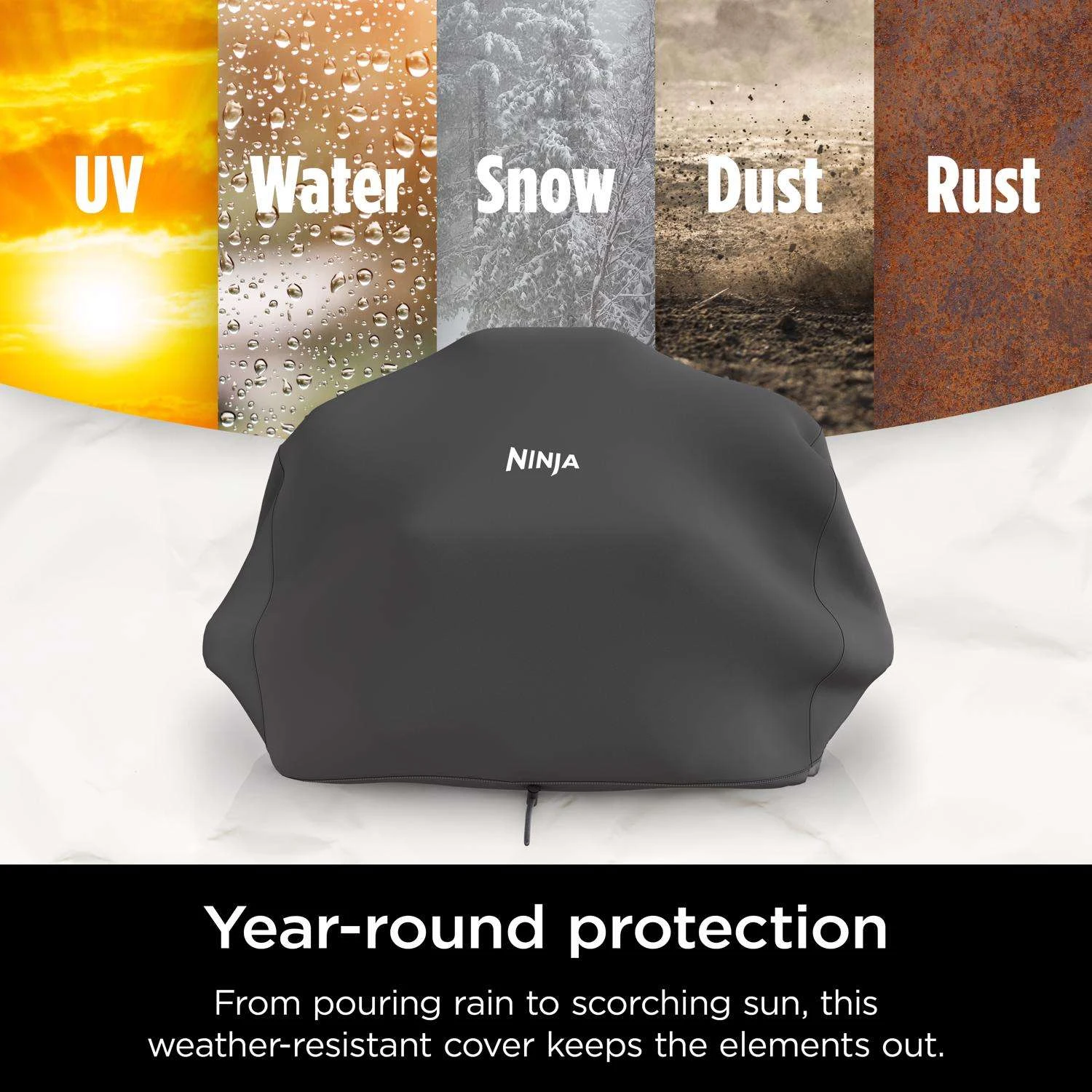 Ninja Woodfire Black Grill Cover For OG700 - Image 5