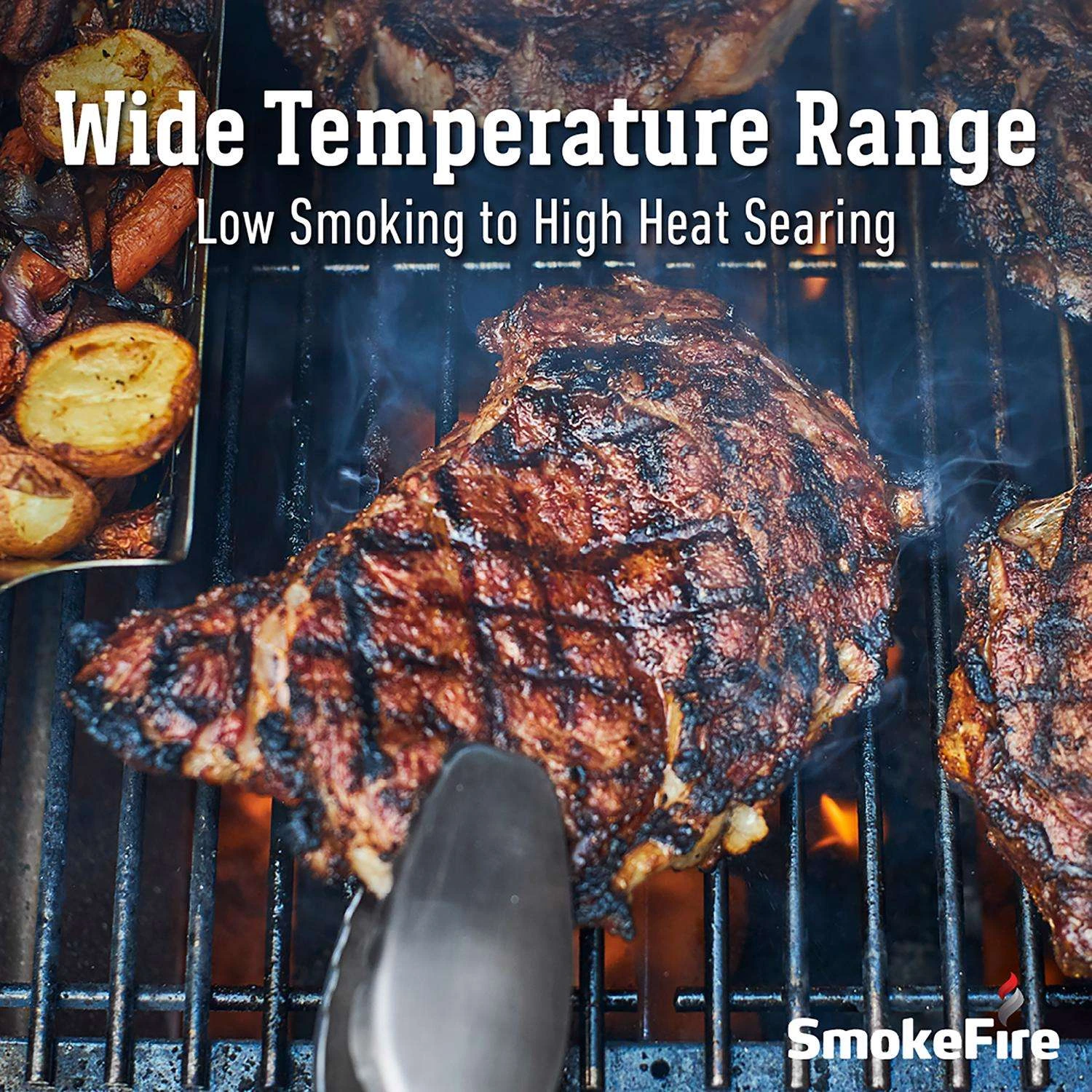 Weber SmokeFire EX6 2nd Gen Wood Pellet WiFi Grill Black - Image 3