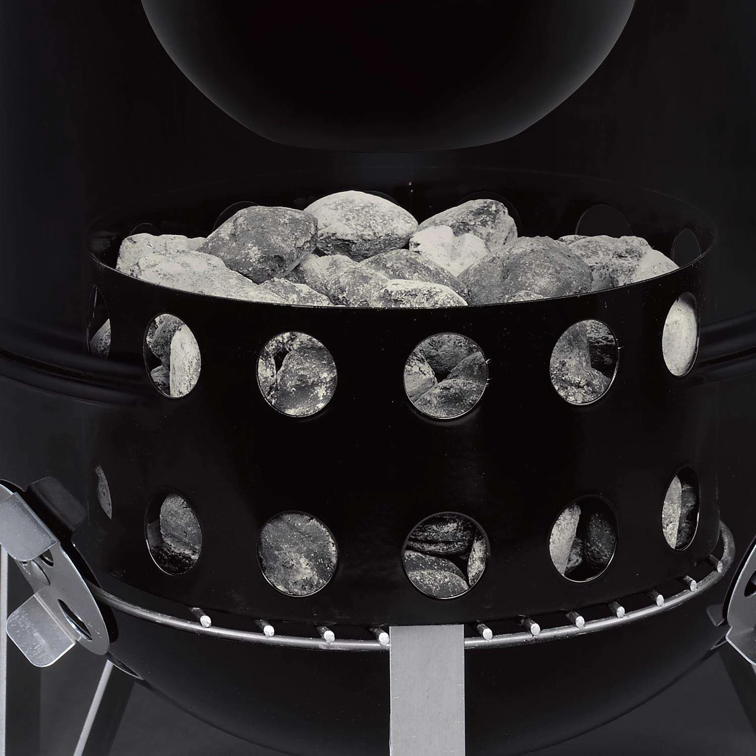 Weber Smokey Mountain Charcoal/Wood Bullet Smoker Black - Image 5