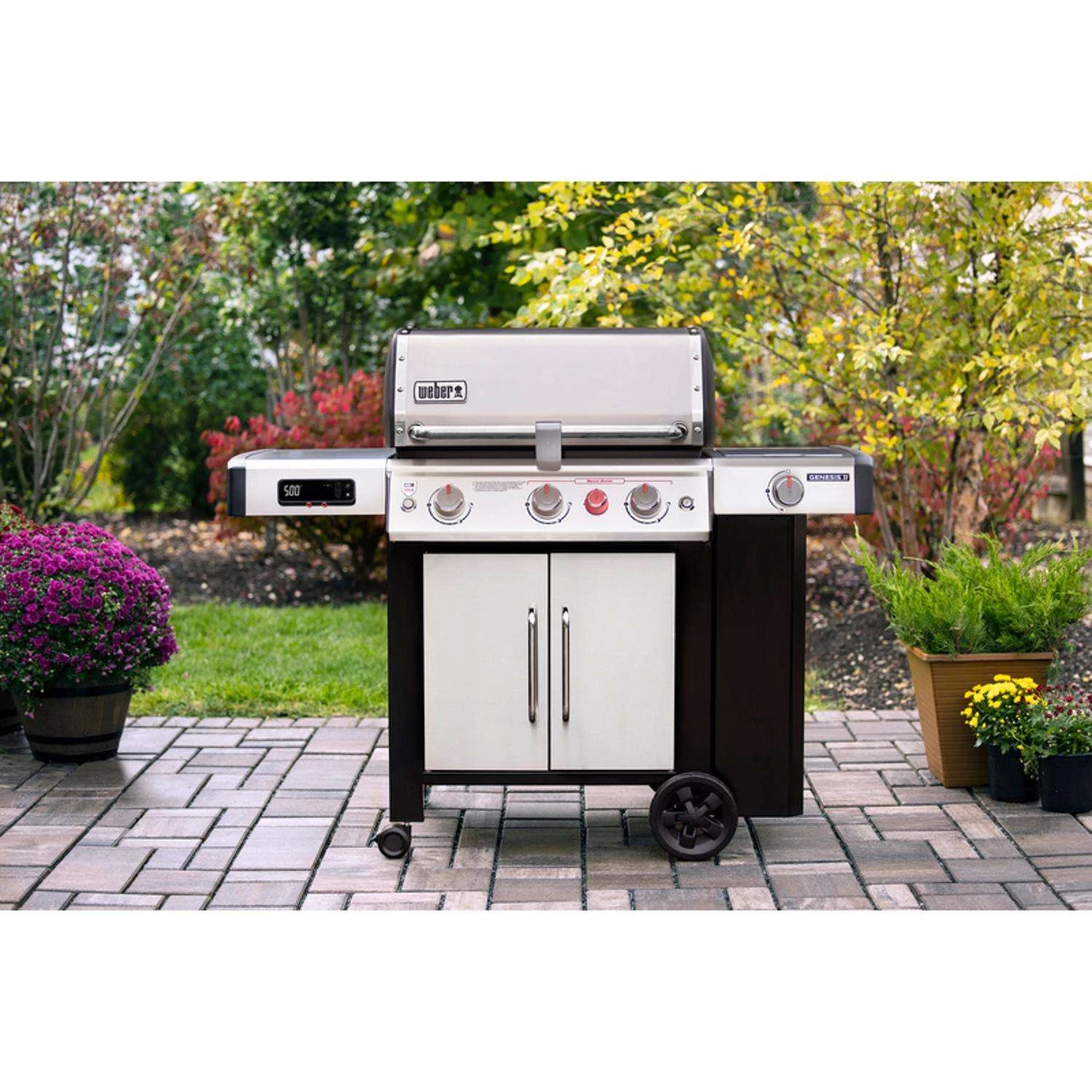 Weber Genesis II SX-335 3 Burner Natural Gas Bluetooth, WiFi Grill Stainless Steel - Image 9