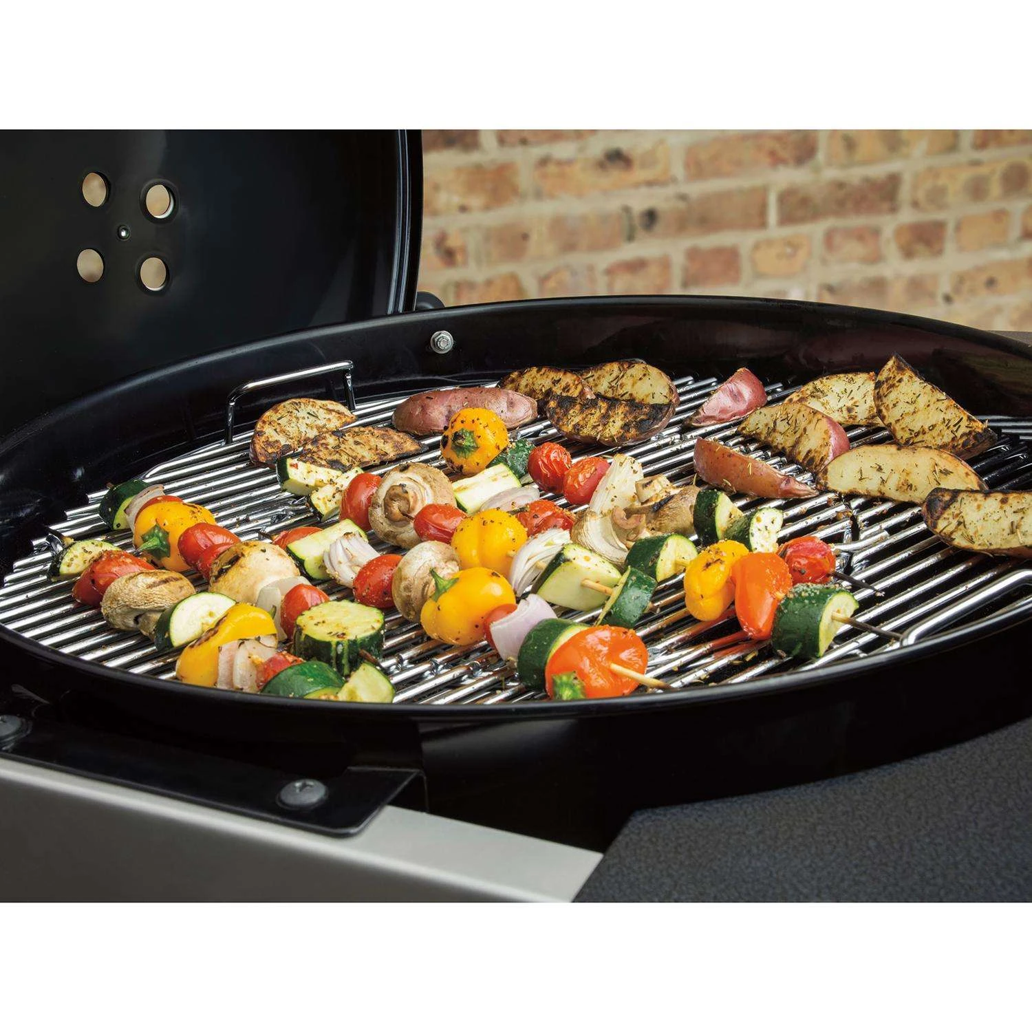 Weber 22 In. Performer Deluxe Charcoal Grill Green - Image 8