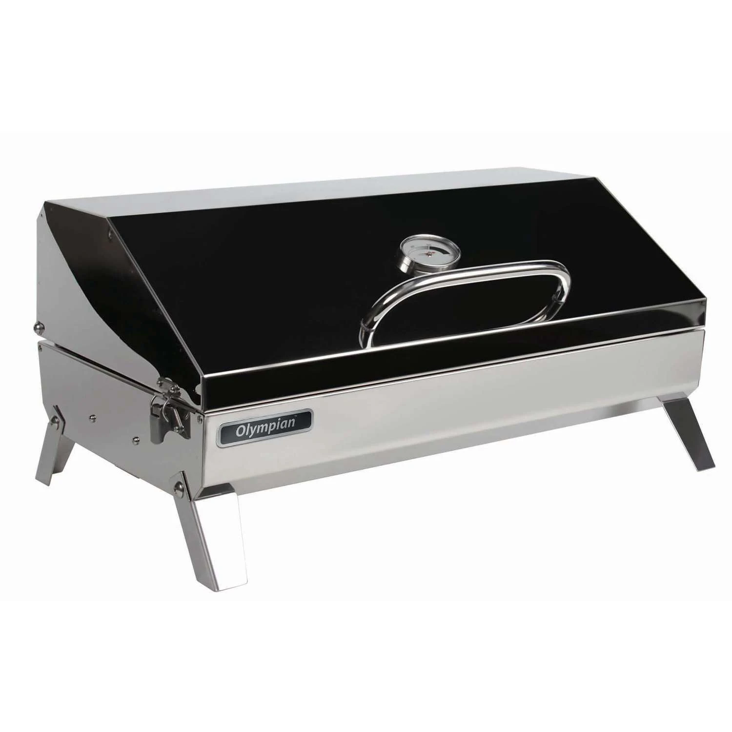 Camco Olympian 6500 1 Burner Liquid Propane Grill Stainless Steel - Image 2