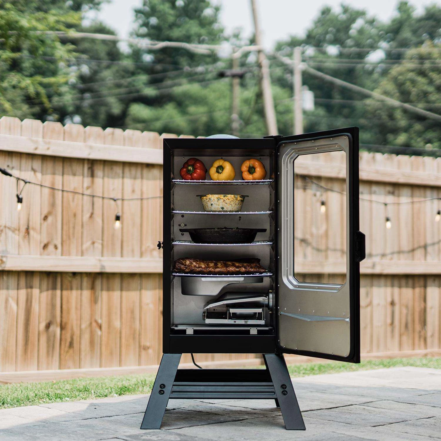 Masterbuilt Digital Wood Chips Vertical Smoker Black - Image 9