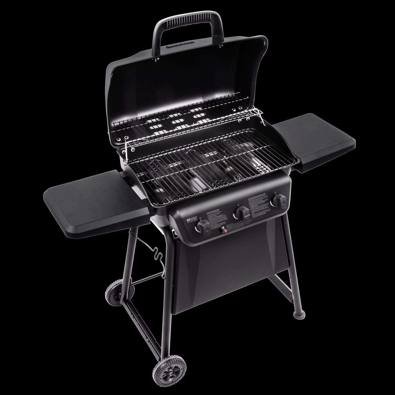 American Gourmet 3 Burner Liquid Propane Grill Black - Image 2