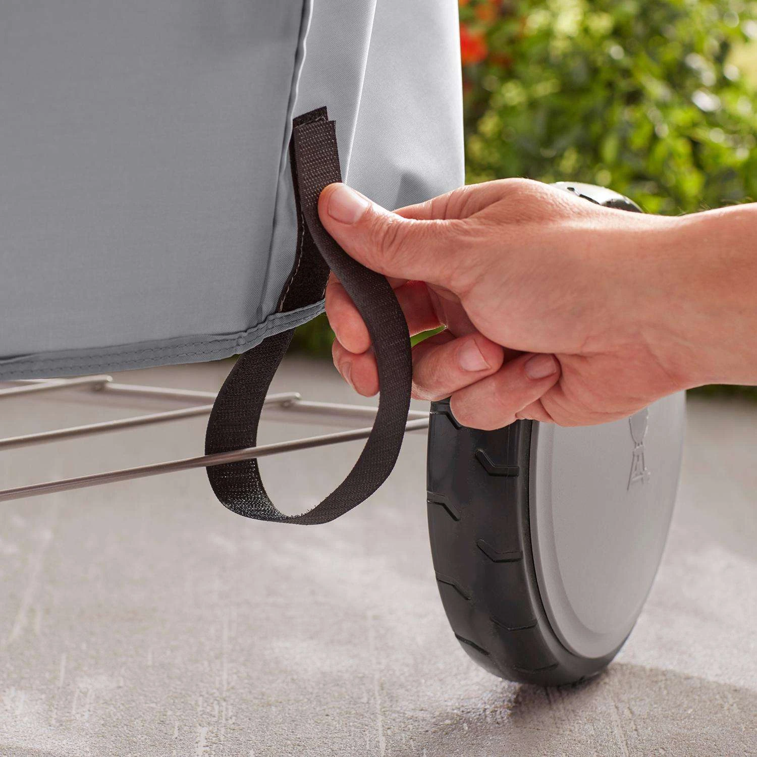 Weber Gray Grill Cover For 18in Charcoal Grills Excluding Jumbo Joe - Image 3