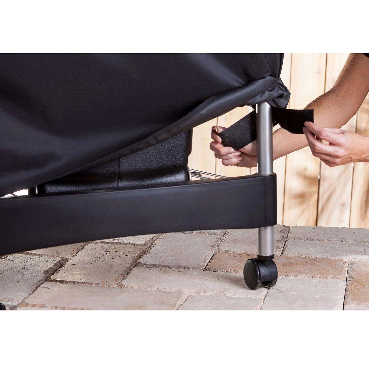 Weber Performer Premium & Deluxe Charcoal Grill Black Grill Cover - Image 3