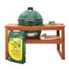 Big Green Egg 24 In. XLarge EGG Package With Acacia Table Charcoal Kamado Grill And Smoker Green