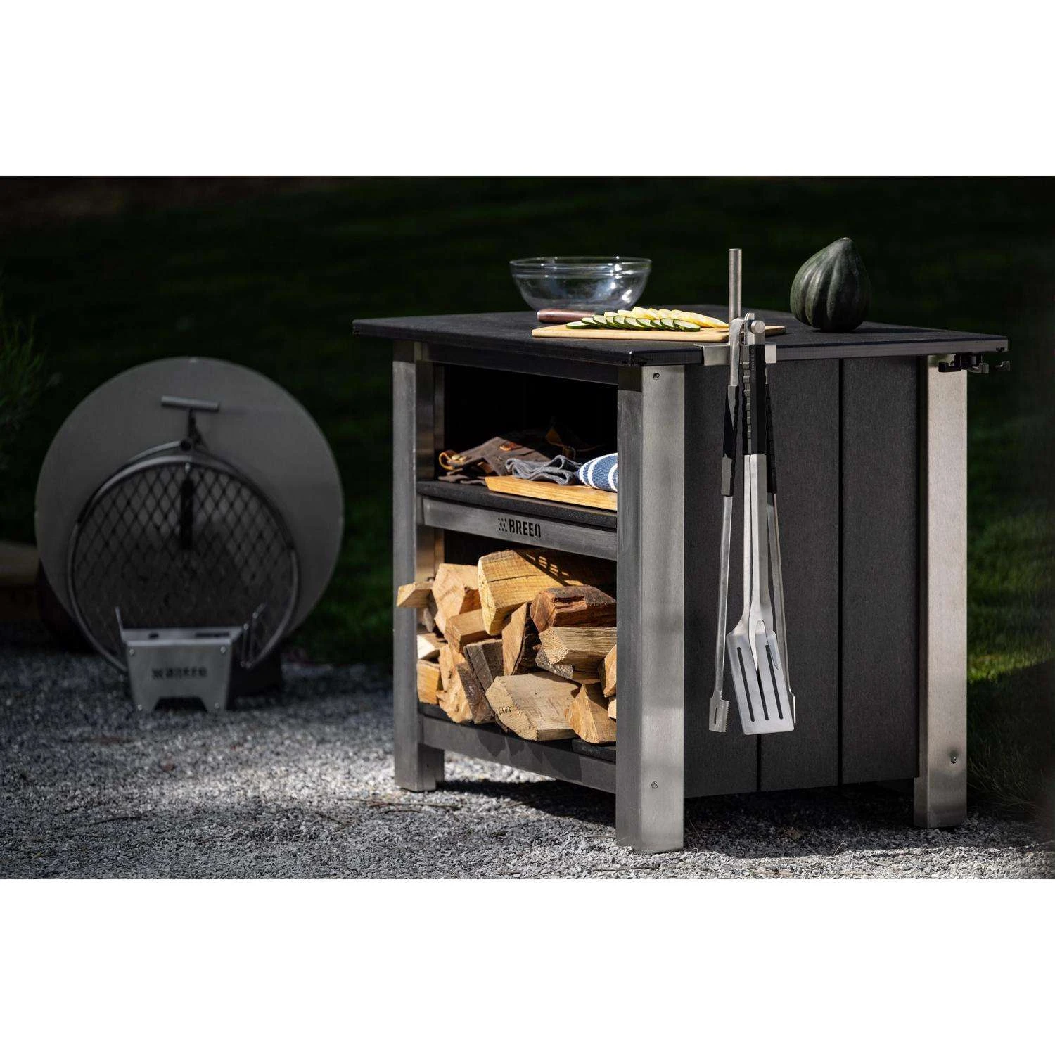 Breeo Stainless Steel Black/Silver Grill Tool Set 3 Pk - Image 2