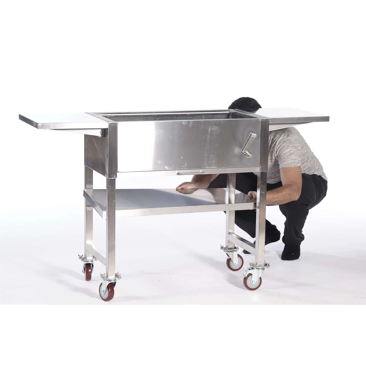 IG Charcoal BBQ Charcoal Grill Gray - Image 7