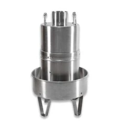 Orion Cooker Wood Chips Vertical Outdoor Convection Cooker Silver