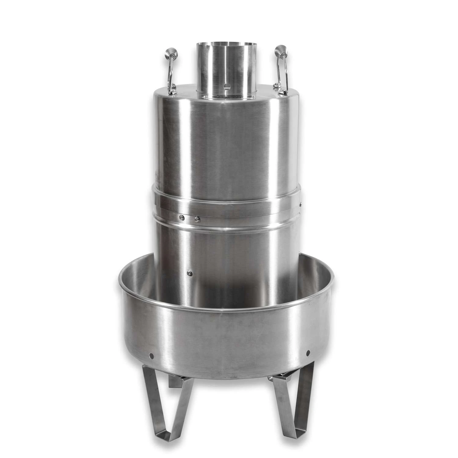 Orion Cooker Wood Chips Vertical Outdoor Convection Cooker Silver