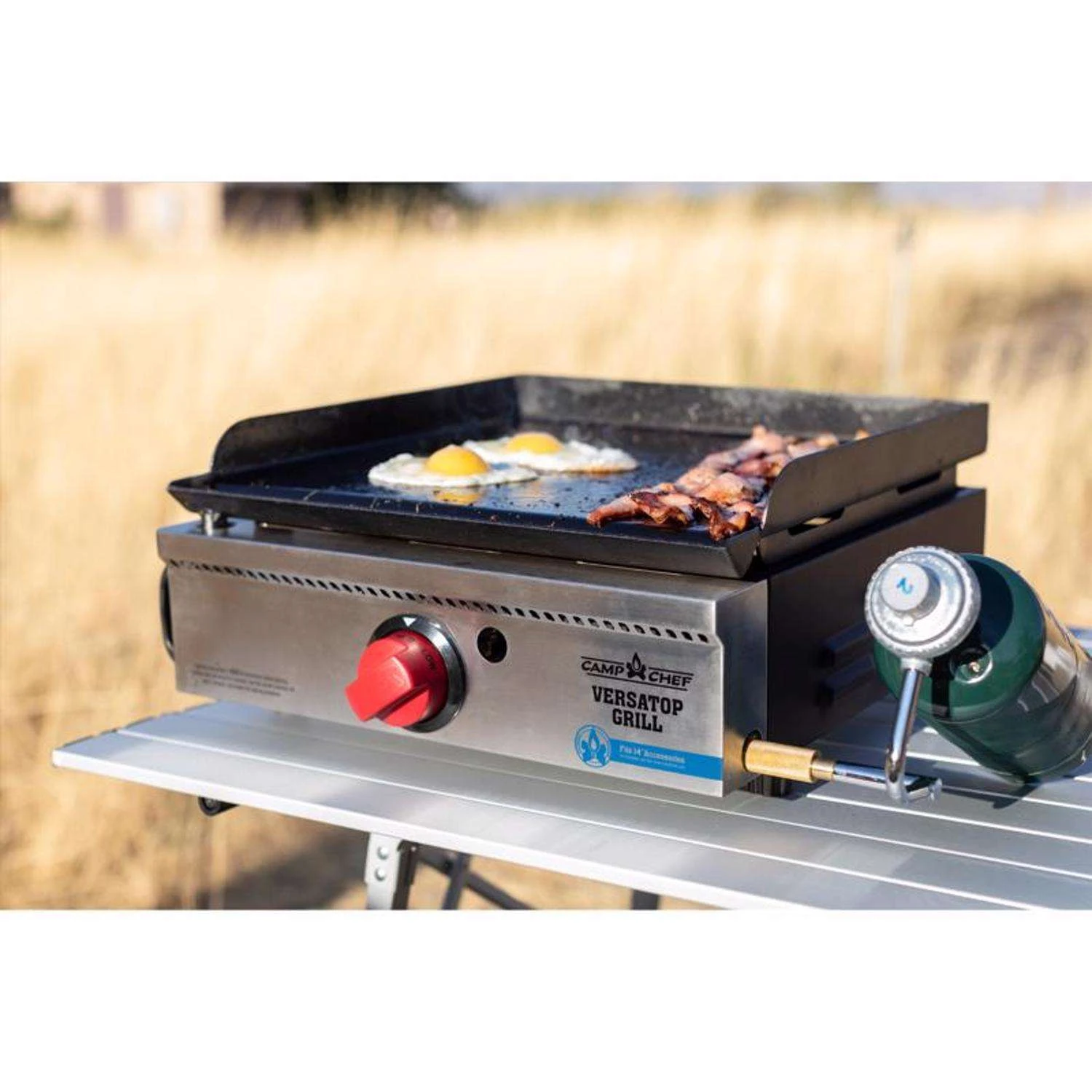 Camp Chef VersaTop 1 Burner Liquid Propane Portable Grill Black/Silver - Image 4