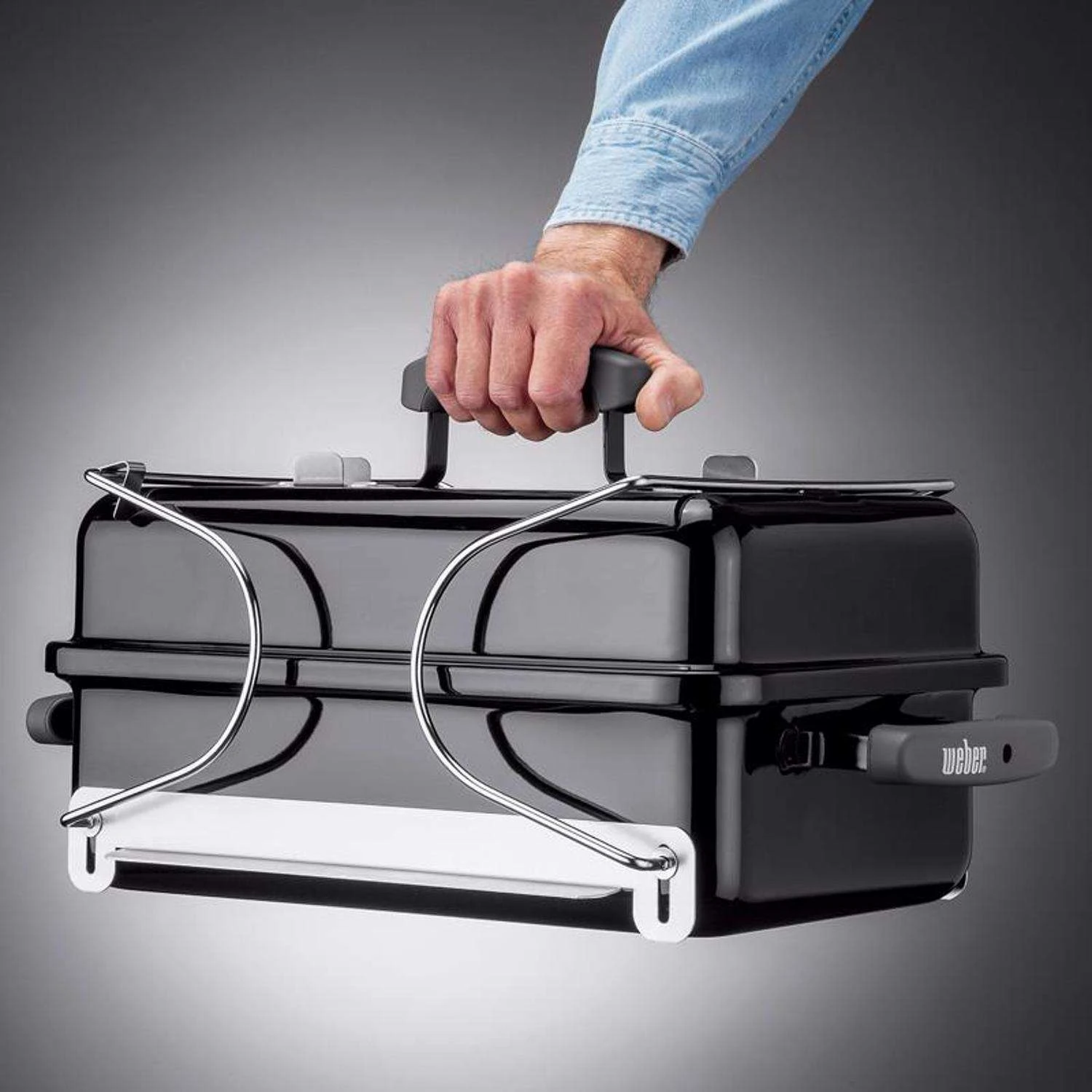 Weber 21 In. Go Anywhere Charcoal Grill Black - Image 7