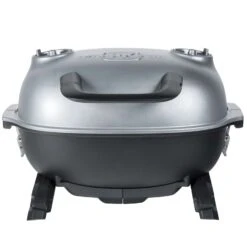 PK Grills 17 In. PKGO Charcoal Grill And Smoker Silver