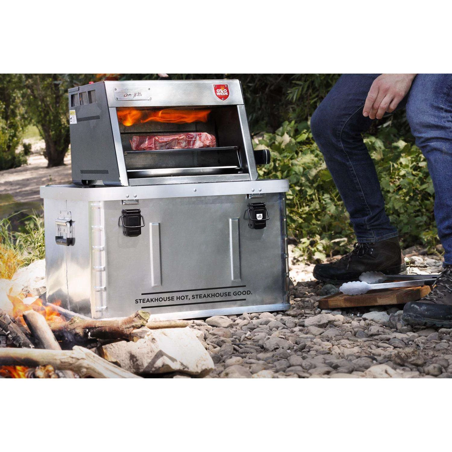 Otto Silver Grill Storage Box For Otto Grill Pro, Otto Grill Original, Otto Grill Lite - Image 5