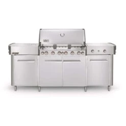 Weber Summit Grill Center 6 Burner Natural Gas Grill Stainless Steel