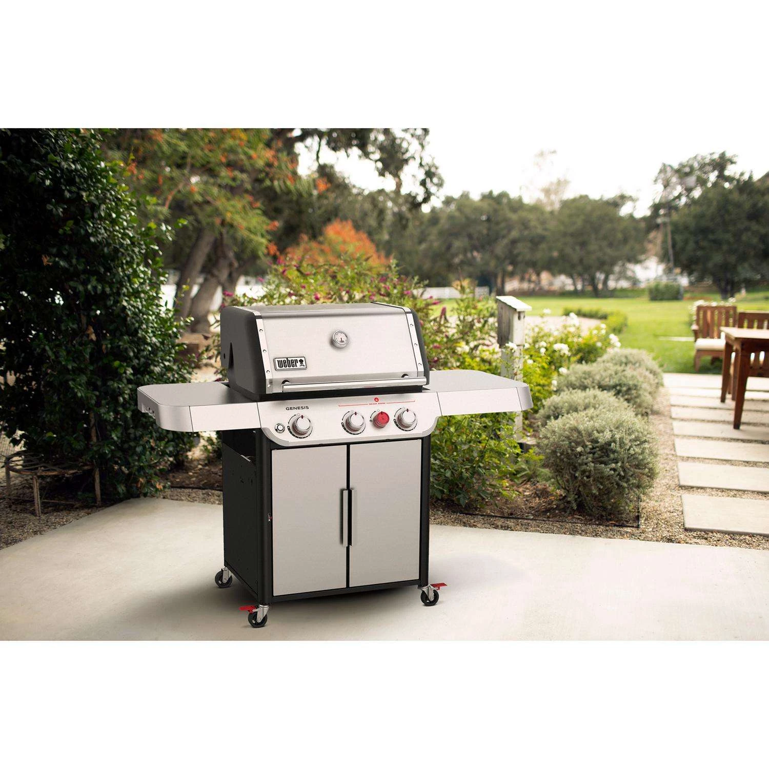 Weber Genesis S-325s 3 Burner Natural Gas Grill Stainless Steel - Image 9