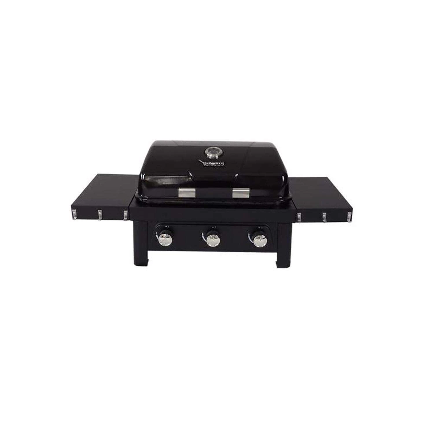Brand-Man Grills Bronco2 3 Burner Liquid Propane Portable Grill Black - Image 3