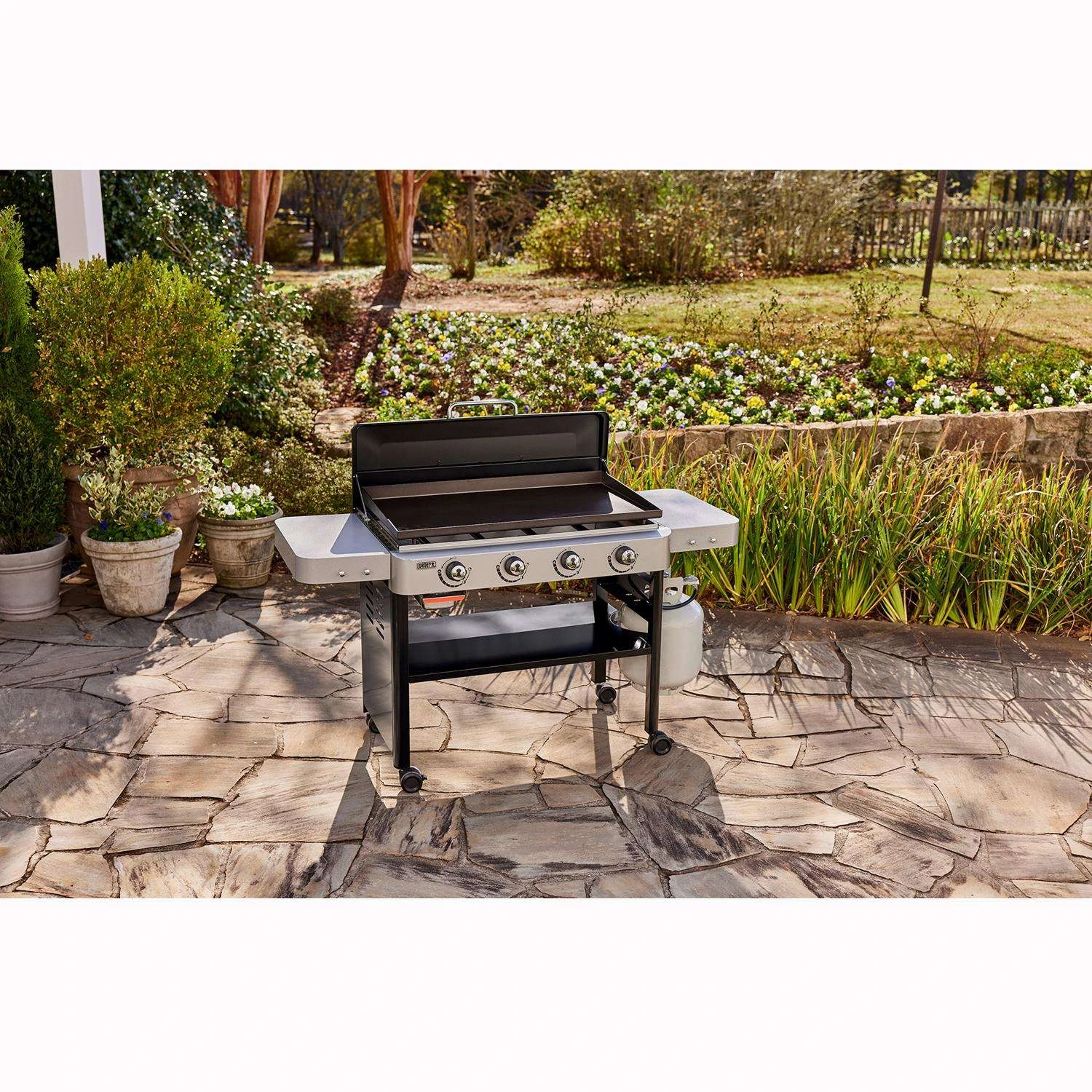 Weber 36" 4 Burner Liquid Propane Outdoor Griddle Black - Image 10