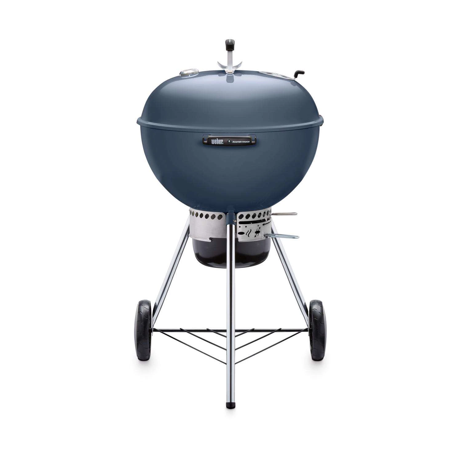 Weber 22 In. Master-Touch Charcoal Grill Slate Blue - Image 3
