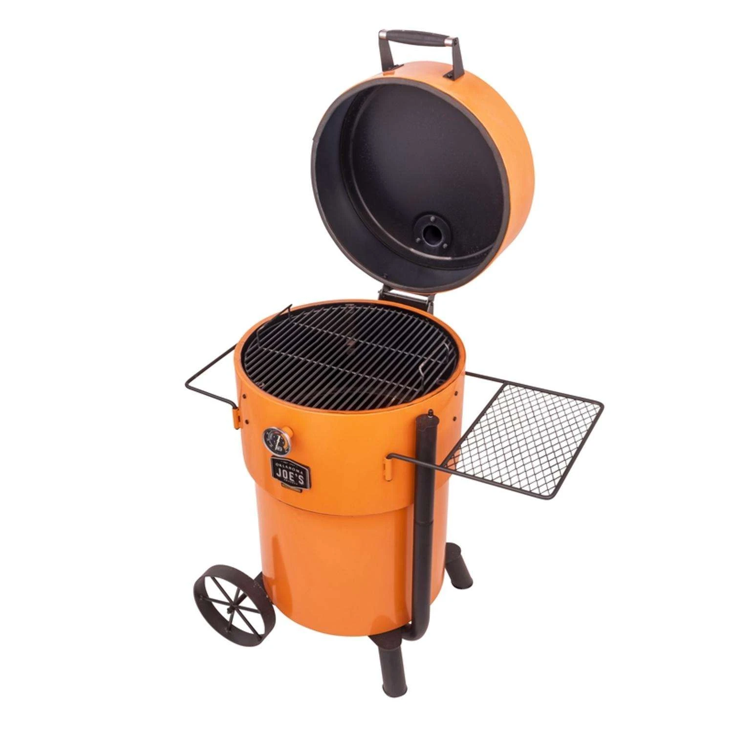 Oklahoma Joe's 21 In. Bronco Pro Charcoal Grill And Smoker Orange - Image 2