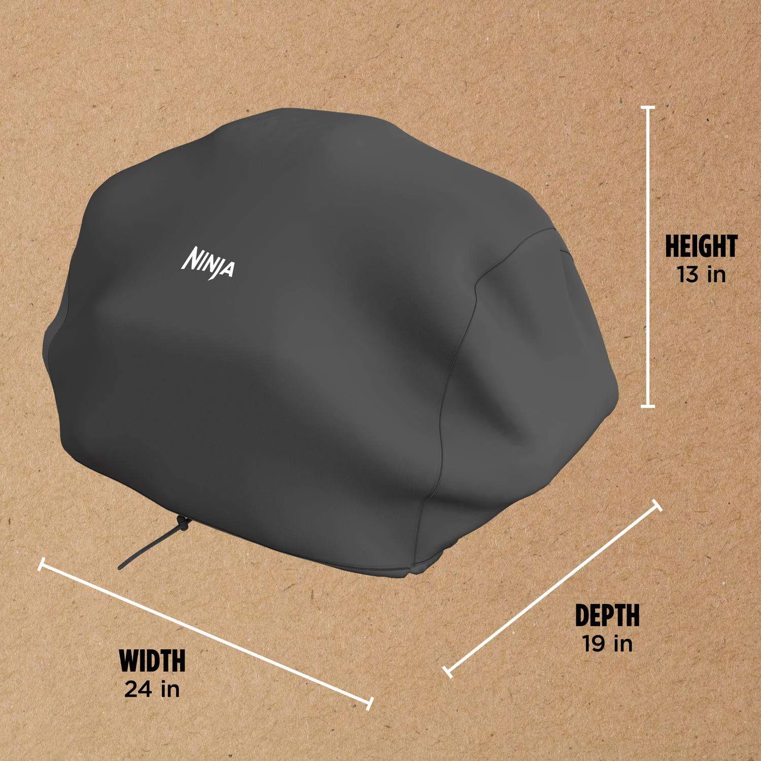 Ninja Woodfire Black Grill Cover For OG700 - Image 2