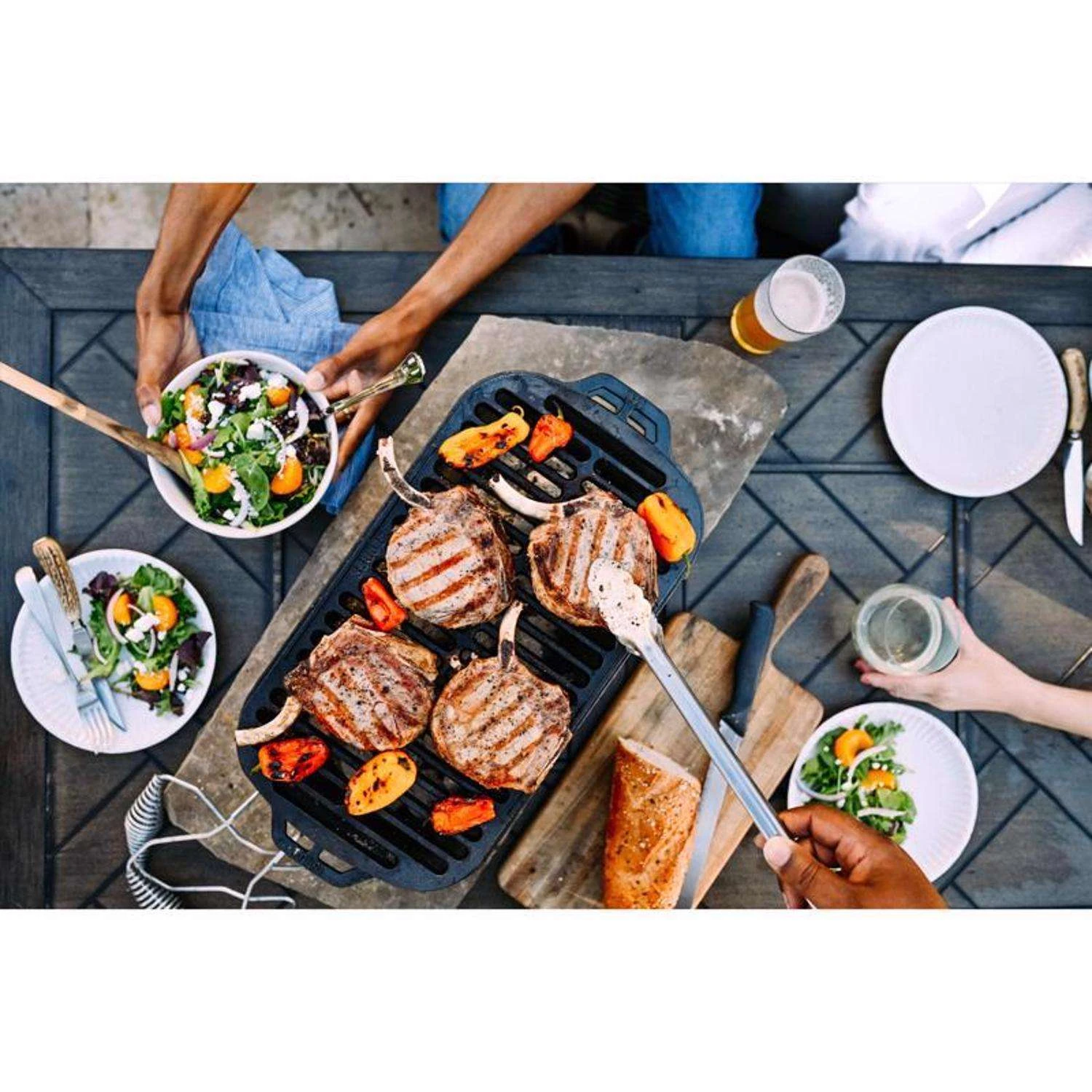 Lodge 9 In. Sportsman's Pro Charcoal Grill Black - Image 2