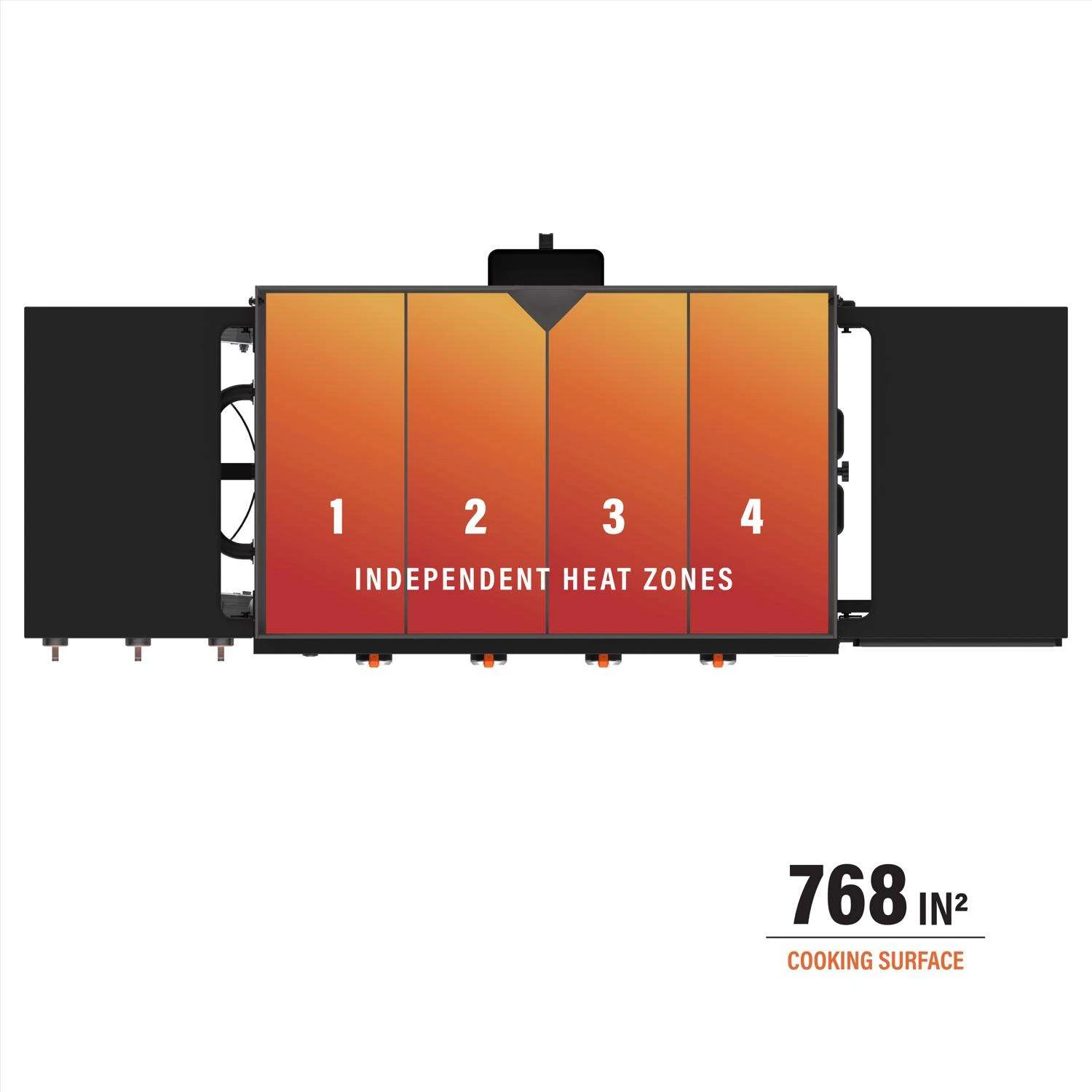 Blackstone 4 Burner Liquid Propane Outdoor Griddle Black - Image 5