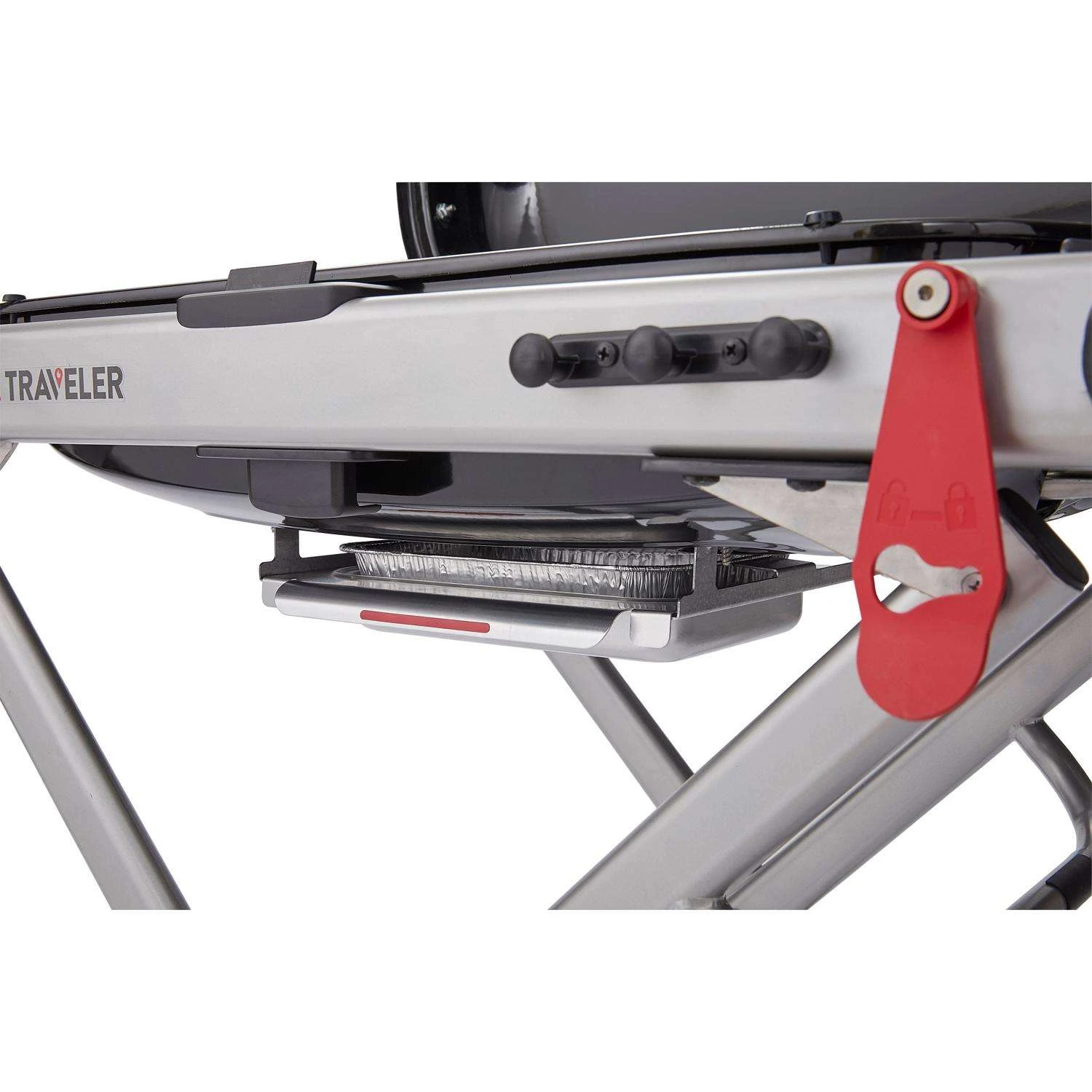 Weber Traveler Stealth 1 Burner Liquid Propane Portable Grill Black - Image 6