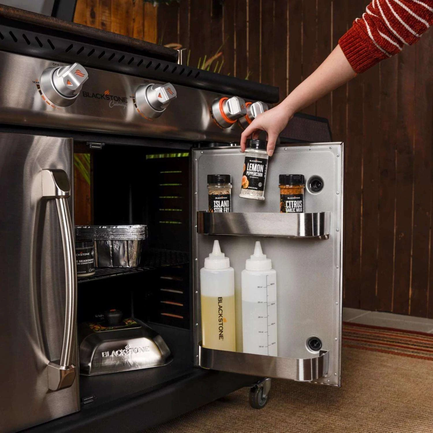 Blackstone 5 Burner Liquid Propane Outdoor Griddle Black/Silver - Image 6