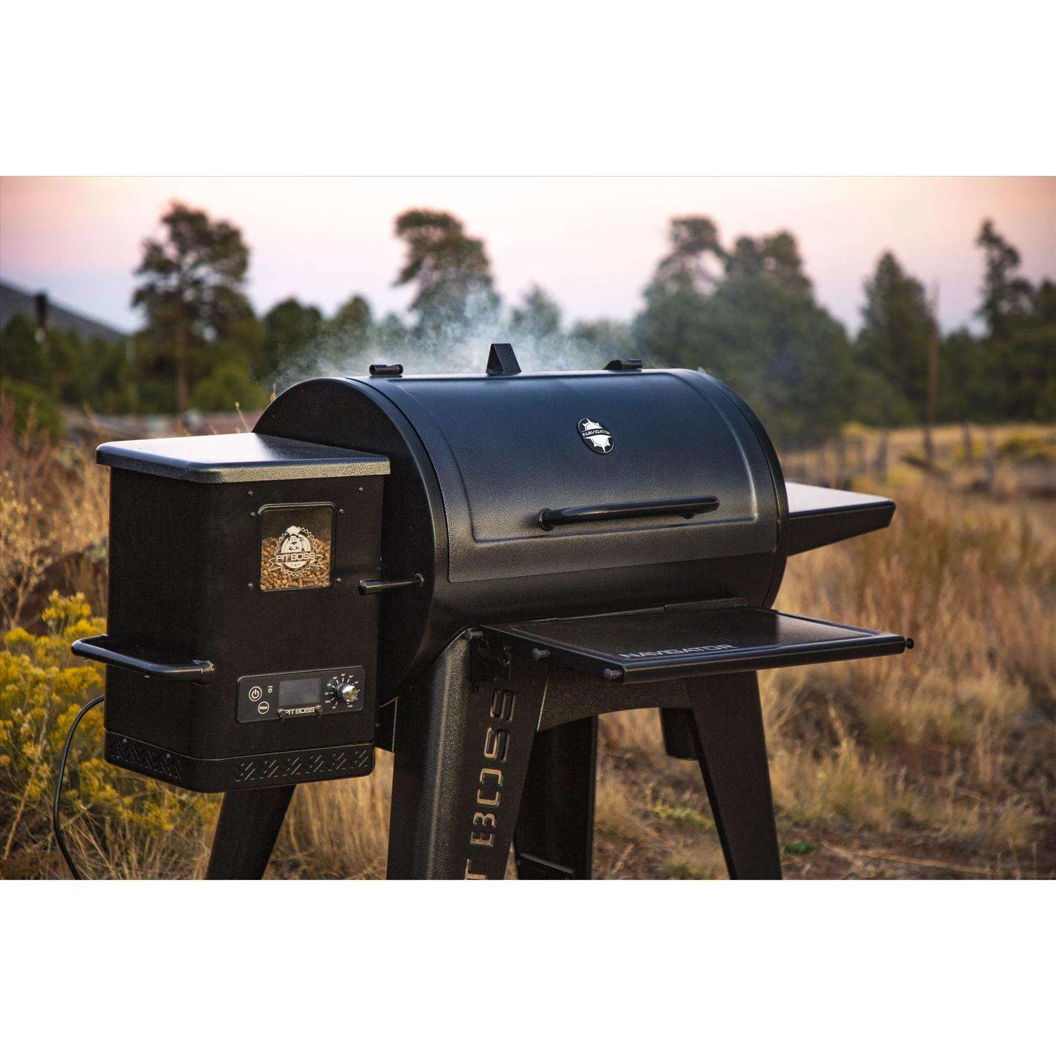 Pit Boss Navigator 850 Wood Pellet Grill And Smoker Black - Image 5