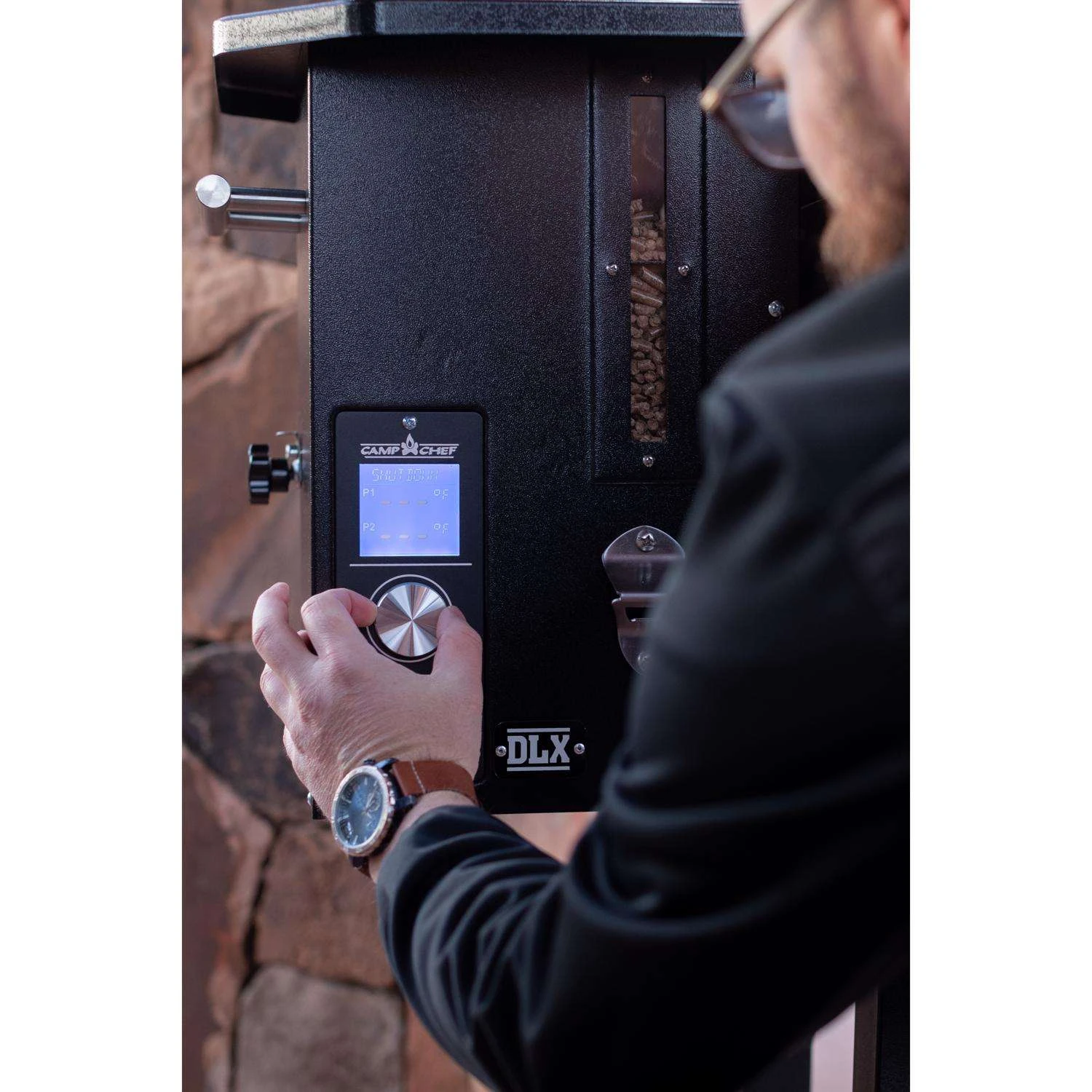 Camp Chef SmokePro DLX Wood Pellet Grill And Smoker Black - Image 5