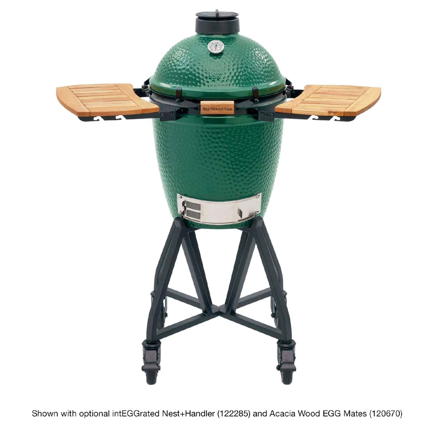 Big Green Egg 15 In. Medium Charcoal Kamado Grill And Smoker Green - Image 2