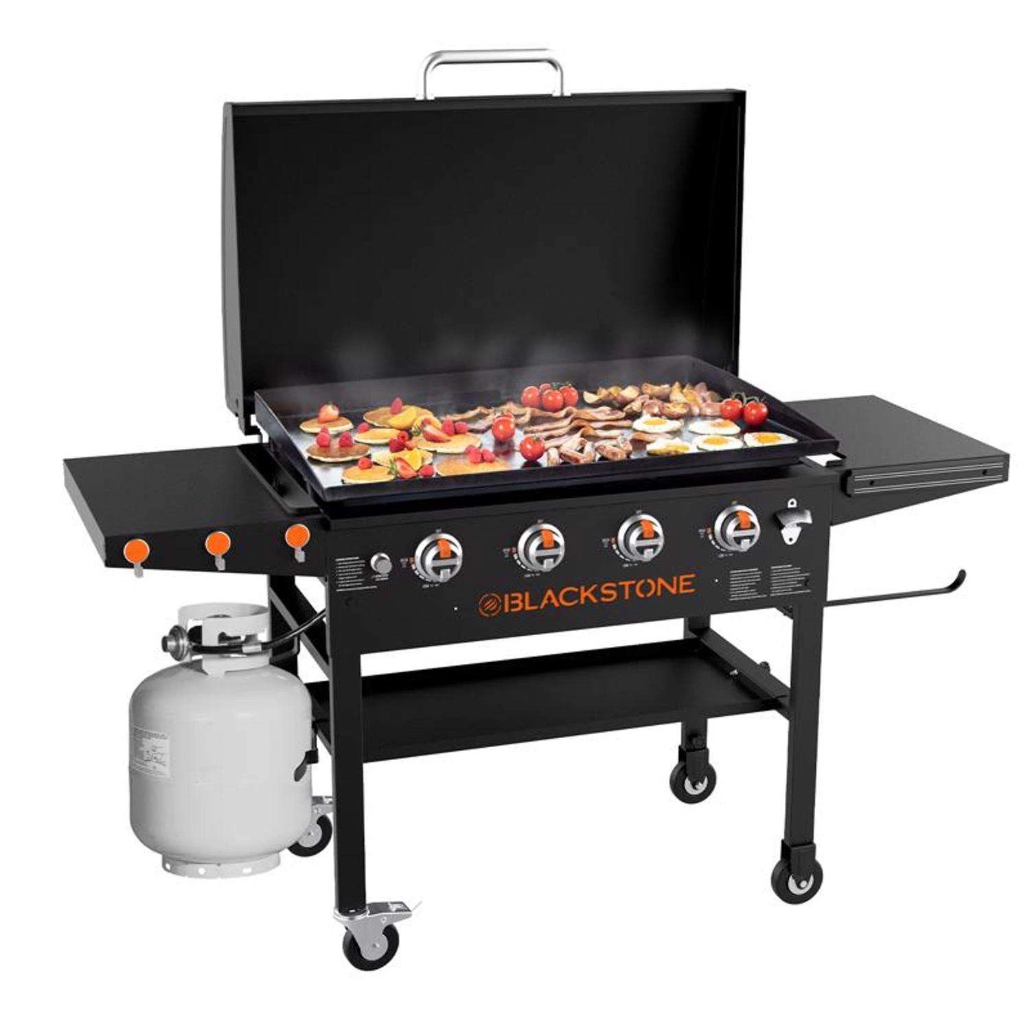 Blackstone 4 Burner Liquid Propane Outdoor Griddle Black - Image 2